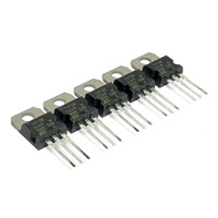 (PKG of 5) TIP126 PNP Darlington Transistor, -5A, -80V, TO-220, ST