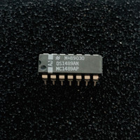 (PKG of 10) DS1489AN MC1489AP Quad Line EIA-232D Receiver, PDIP-14, National