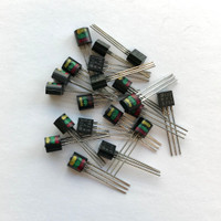 (PKG of 20) MPS3704 NPN General Purpose Bipolar Transistors, TO-92, National