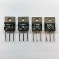 (PKG of 4) TIP33A NPN Power Transistor, 10A, 60V, TEXET, TO-218