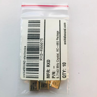 (PKG of 10) 5.7143 MHz Crystal, RXD, HC-49U Package