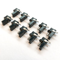 (PKG of 10) DC Power Jack, 5.5 mm x 1.3 mm, PCB Mount, Kobiconn 16PJ200