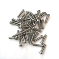 (PKG of 50) 8-32 x 3/4” Machine Screw, Phillips Round Head, Zinc Plated Steel