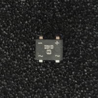 (PKG of 10) DB1D 1A, 400V Single-Phase Bridge Rectifier, BR-4 Package, Harris