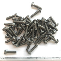 (PKG of 50) 8-32 x 11/16” Machine Screw, Phillips Pan Head, Stainless Steel