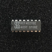 (PKG of 10) HCF4020BE 14 Stage Ripple-Carry Binary Counter, CD4020, PDIP-16, SGS