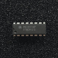 (PKG of 5) MC10116P Triple Line Receiver, PDIP-16, Motorola