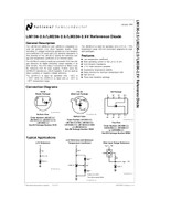 (PKG of 10) LM336Z-2.5 Voltage Reference, 2.5V, TO-92, National Semiconductor