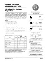 (PKG of 10) MC7809CD2TR4 Voltage Regulator, Positive 9V, 1A, D2PAK, ON Semi