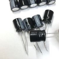 (PKG of 10) 47uF 100V Electrolytic Capacitor, Radial, 105ºC, Nichicon VZ Series