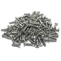 (PKG of 100) 6-32 x 7/16" Machine Screw, Phillips Pan Head, 18-8 Stainless Steel