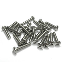 (PKG of 25) 10-32 x 1" Machine Screw, Phillips Pan Head, 18-8 Stainless Steel