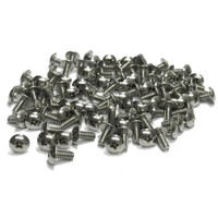 (PKG of 100) 4-40 x 1/4" Machine Screw, Phillips Truss Head 18-8 Stainless Steel