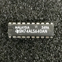 (PKG of 5) 74ALS640AN Octal Bus Transceiver, PDIP-20, Texas Instruments