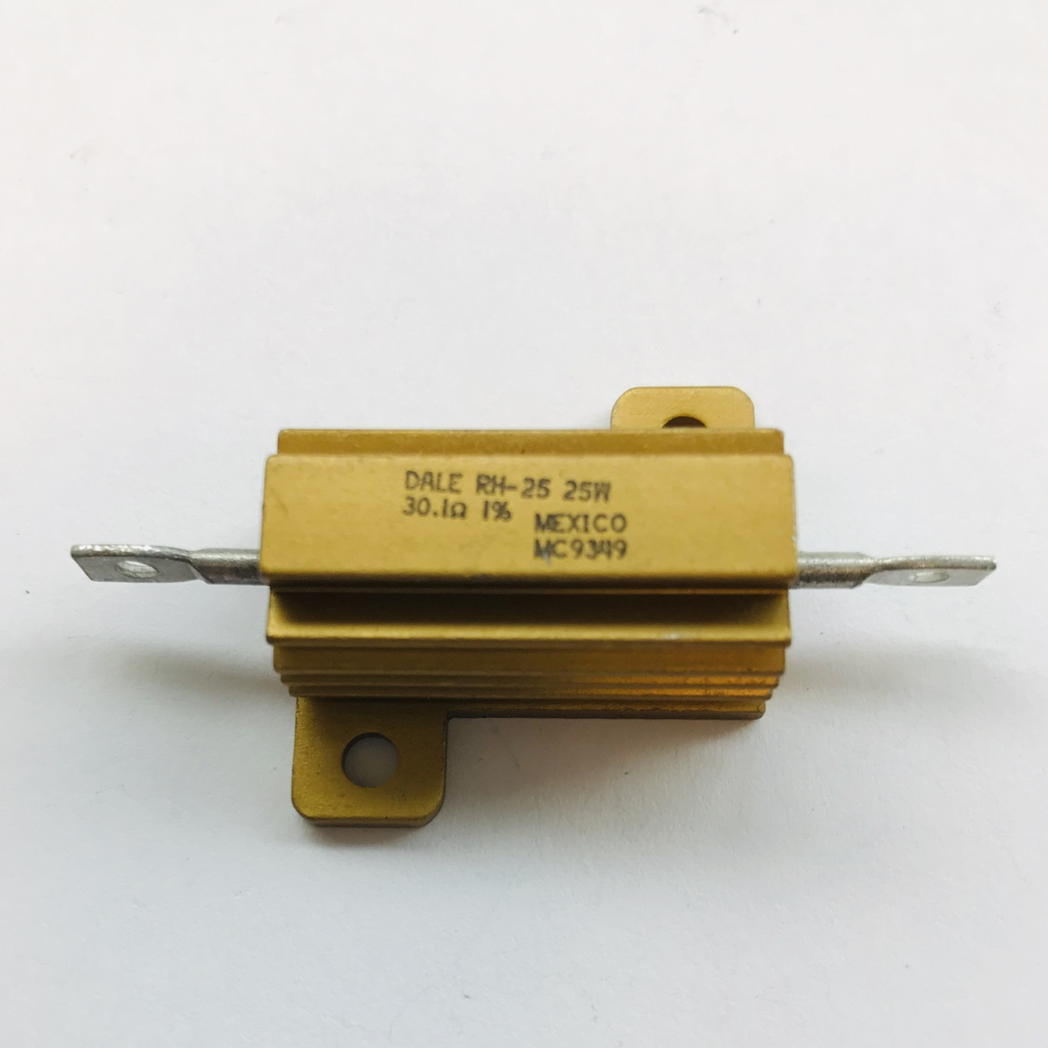 Dale 75 Ohm 20W 1% Axial Lead Wirewound Power Resistor Aluminum Heat Sink RH-25