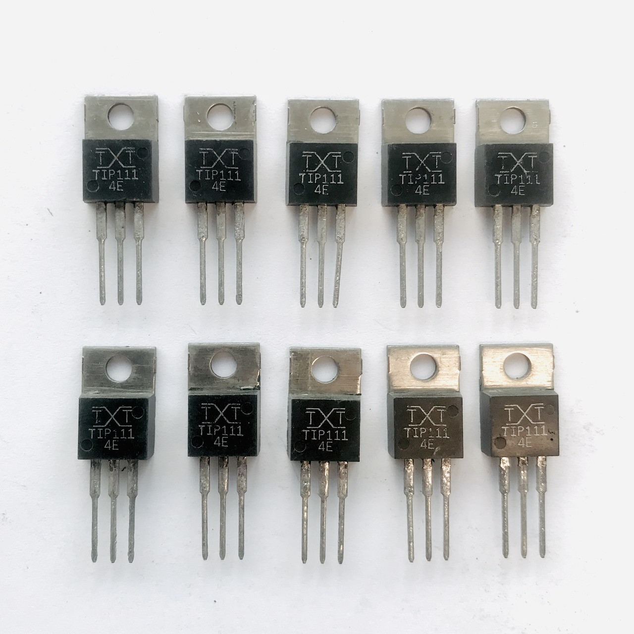10x TIP111 Transistor Darlington NPN 2A 80V TO-220 TEXET, Pacco Da 10