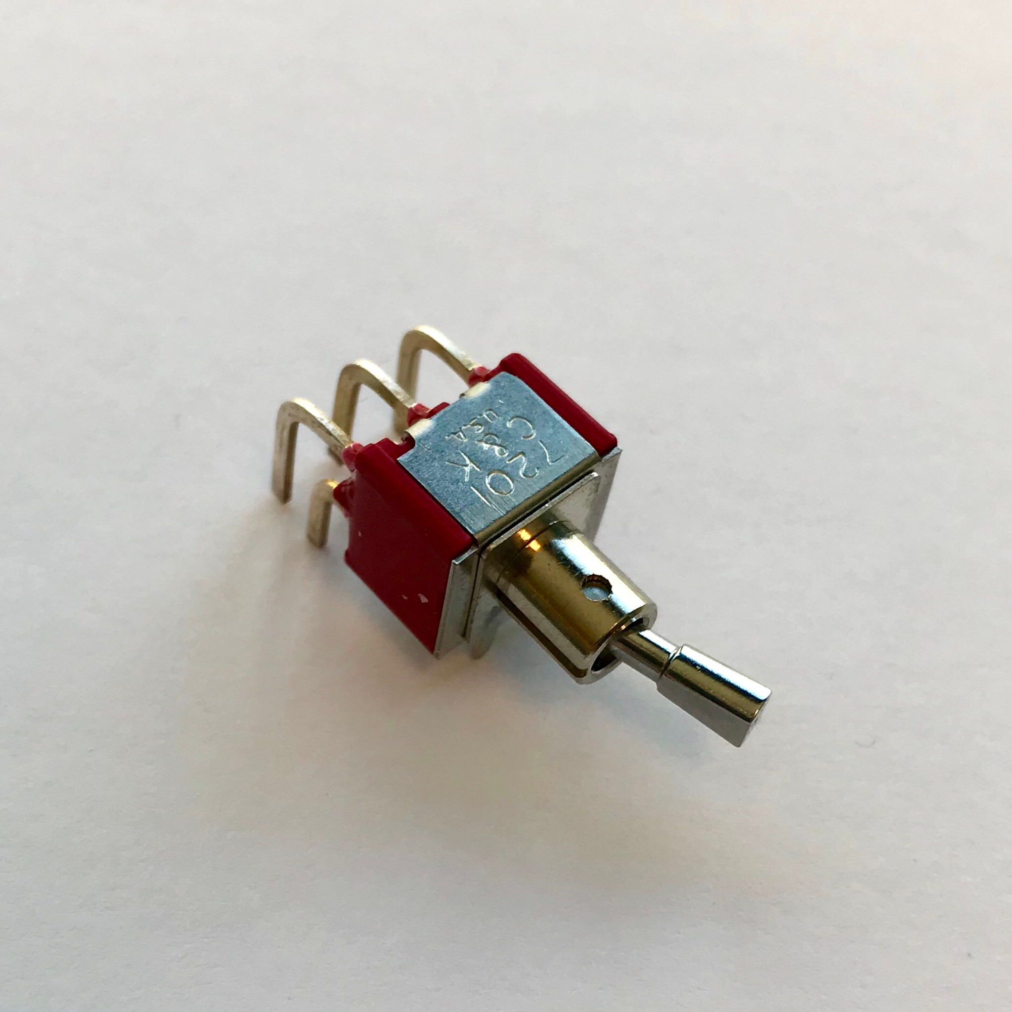 Long Dolly  Miniature Toggle Switch DPDT C&K 7201 Hobby Model Railway UK CE06 