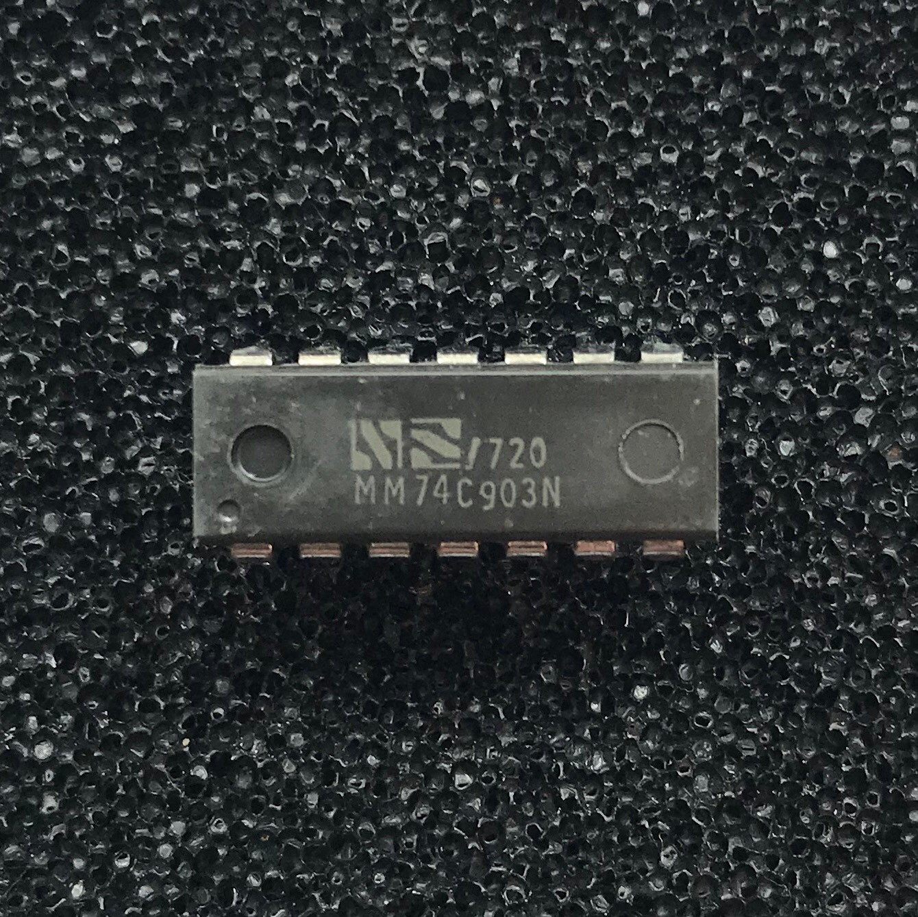 (PKG of 10) MM74C903N Hex Inverting CMOS Buffer, PDIP-14, National ...