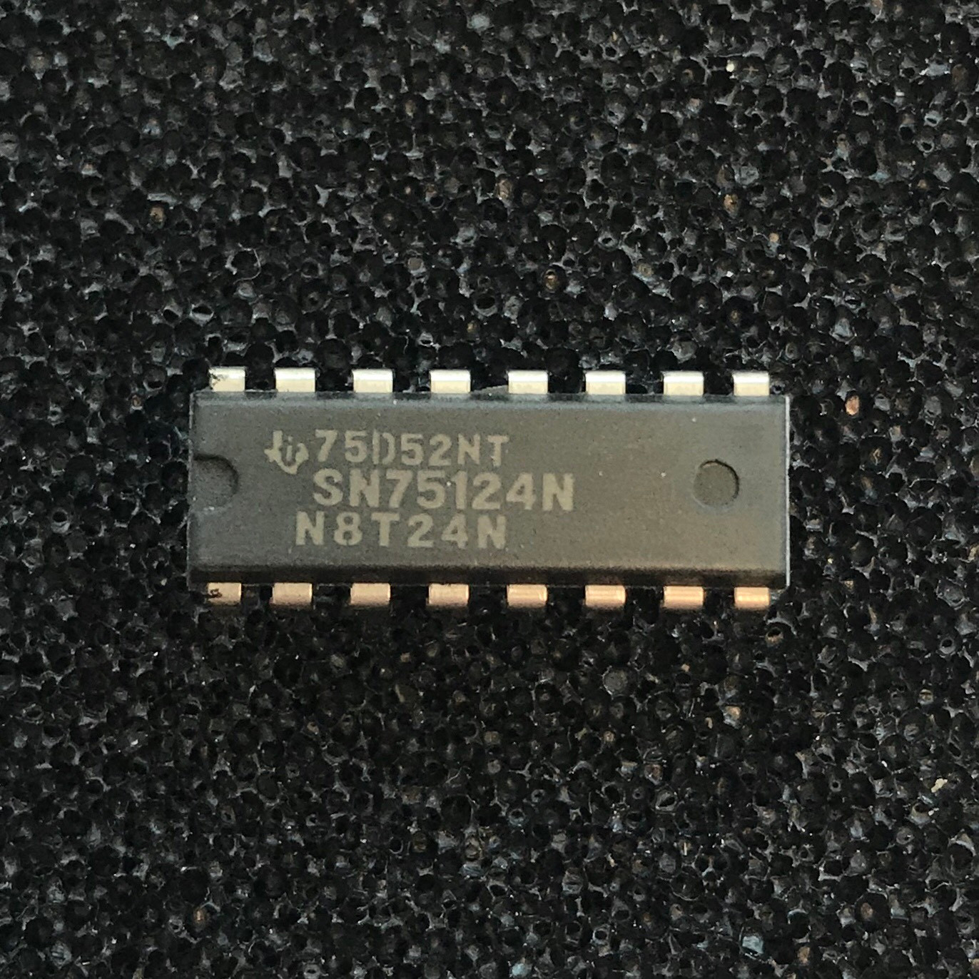 (PKG of 5) SN75124N Triple Line Receiver, PDIP-16, Texas Instruments ...