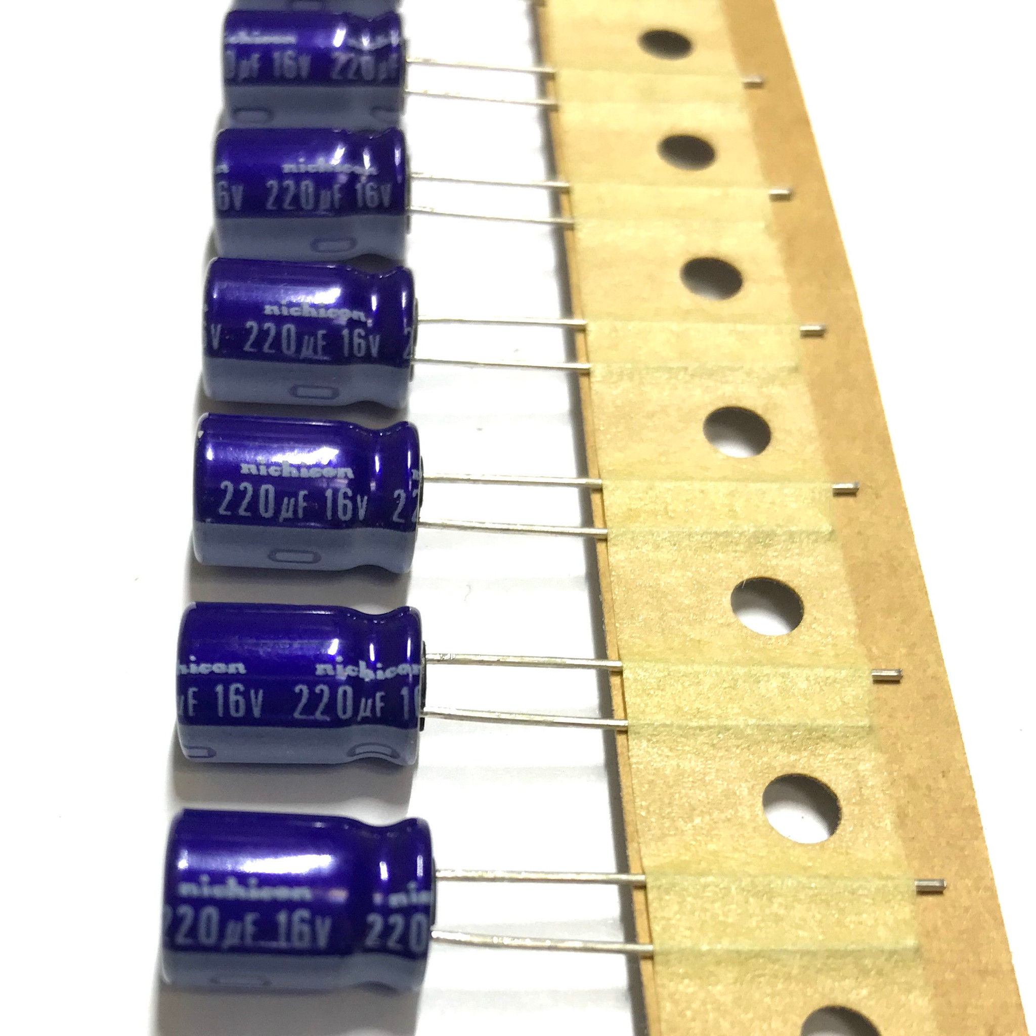 Pkg Of 10 2uf 16v Electrolytic Capacitor Radial 85ºc Nichicon Vx Series Orchidsound Electronics