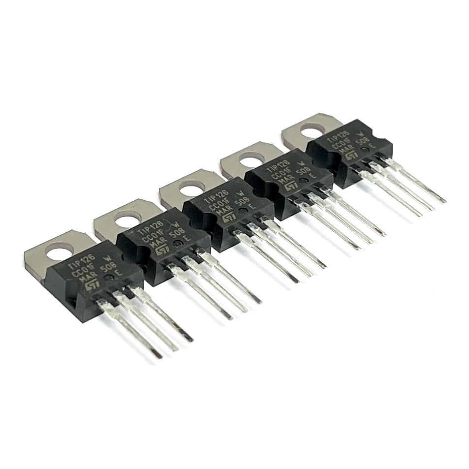 Lot De 5 Transistors BD682 PNP Darlington - Vce100V Ic4A - Boîtier TO-126 - Thomson - Neuf