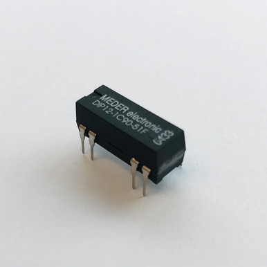 12VDC SPDT-NO, NC (1 Form C) DIP Reed Relay, Meder Electronic, DIP12 ...