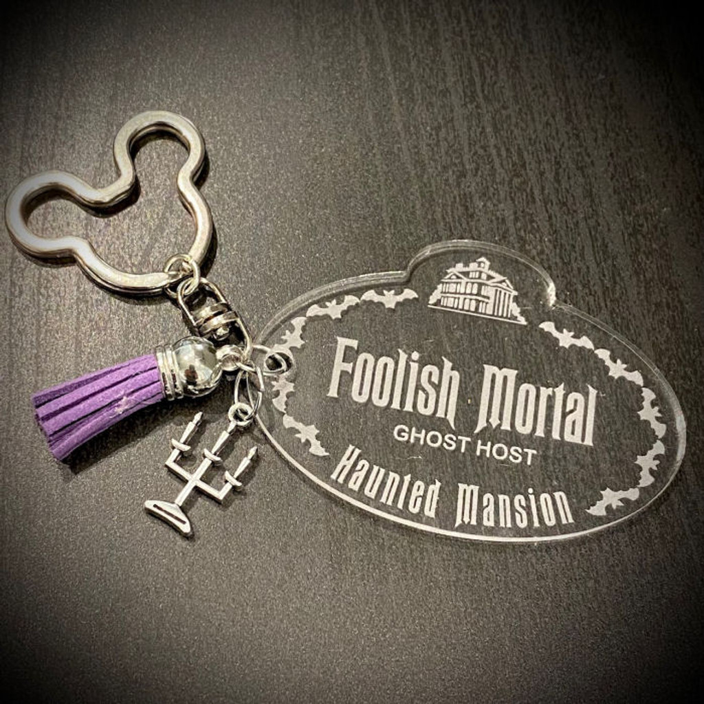 Haunted Mansion Cast Member Inspired Acrylic Key Chain