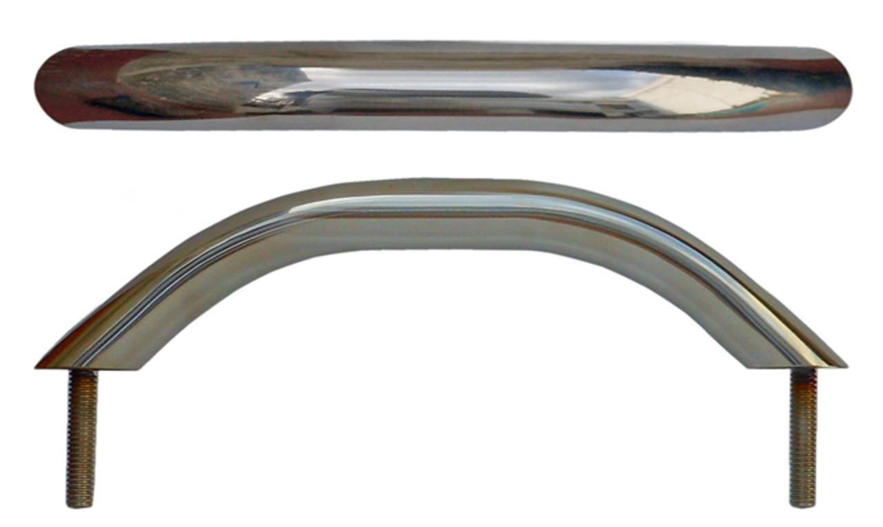 9" Grabrail grab rail is made of tough stainless steel to resist the harsh marine environment. 