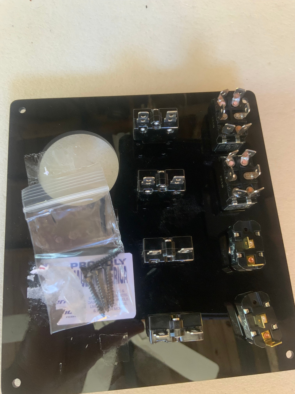 Switch panel 7” wide x 7.5” in hight ask about Palm beach, Cape