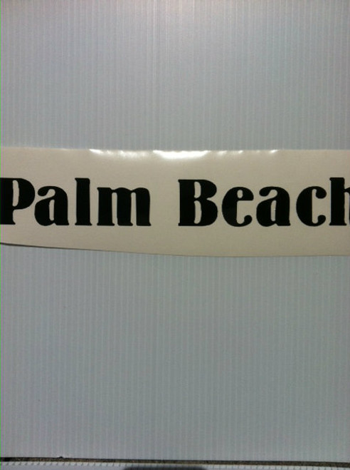 Palm Beach Console Decal Pair small