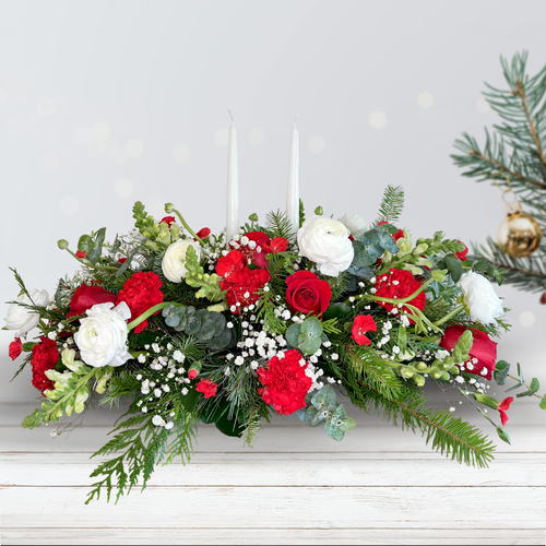 Holiday Candle Centerpiece