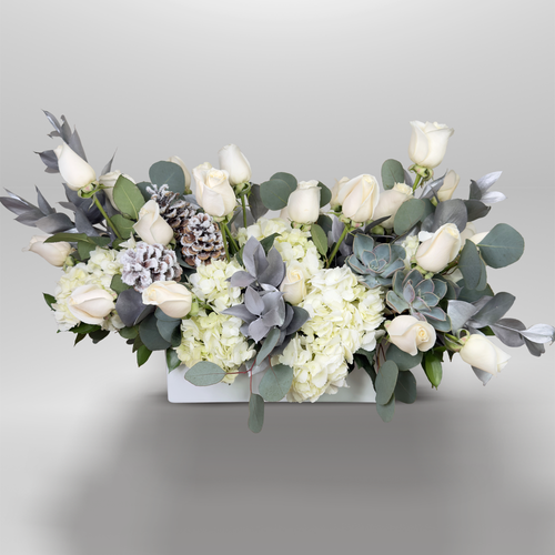 Silver Bloom Centerpiece
