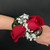 Double Red Rose Corsage