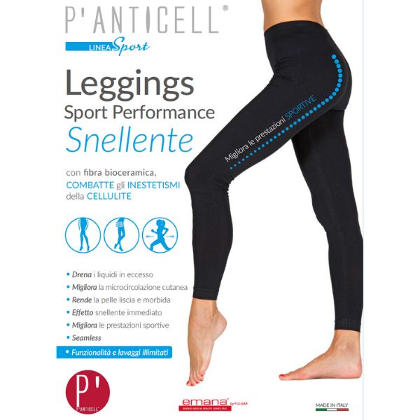 Emana Leggings Vita Alta Snellenti Panticell Legging Vita Alta