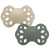 Bibs - Ciuccio Infinity Anatomico Silicone Vaniglia/Grigio 0-6 m Taglia 1 Confezione 2 Pezzi