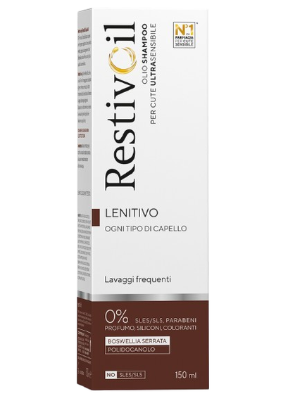 Restivoil - Olio Shampoo Lentivo Lavaggi Frequenti Prurito e Irritazione Confezione 150 Ml