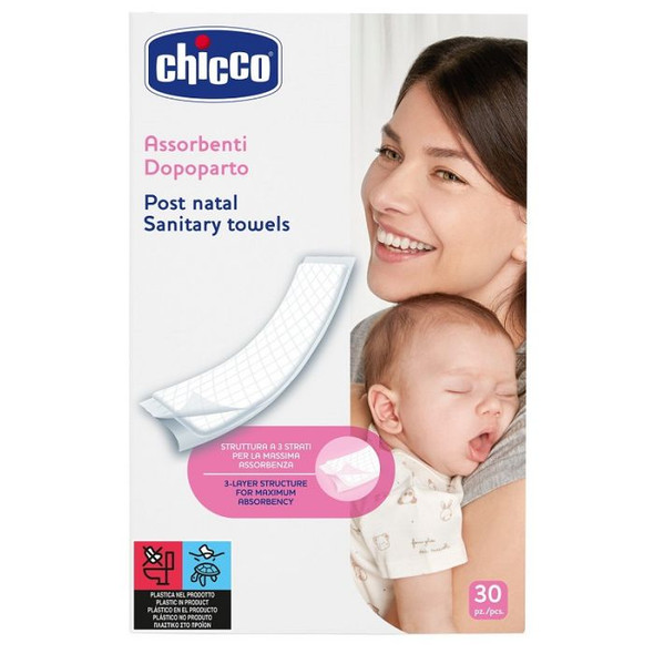 Chicco - Assorbenti Protection Post Parto Confezione 30 Pezzi