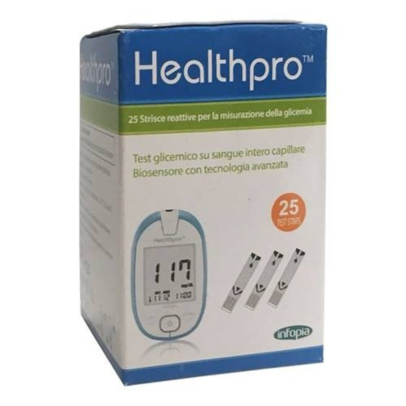 Healthpro - Strisce Reattive Confezione 25 Pezzi 