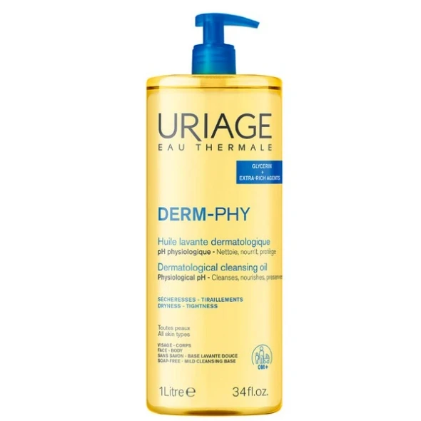Uriage - Derm Phy Olio Lavante Confezione 1 Lt