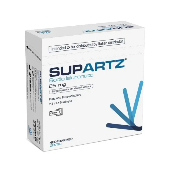 Supartz - Siringa Intra-Articolare Confezione 5x2,5 Ml  