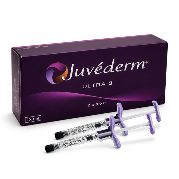Allergan - Juvederm Ultra 3 con Lidocaina Confezione 2 Siringhe Fiale Preriempite da 1 ml