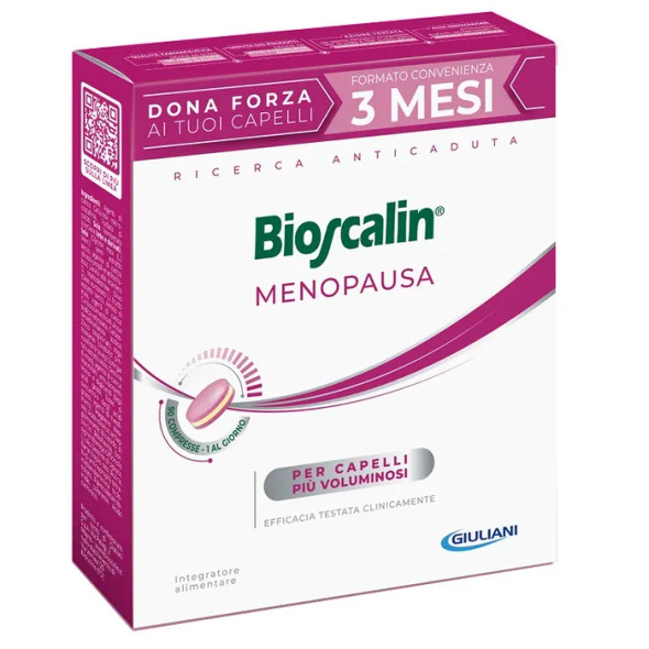 Bioscalin - Menopausa Integratore Capelli Confezione 90 Compresse Formato 3 Mesi