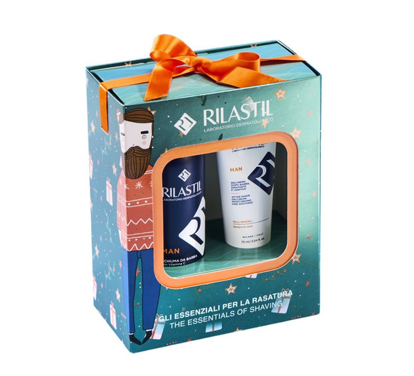 Rilastil - Cofanetto Natale Uomo Schiuma da Barba e Dopo Barba