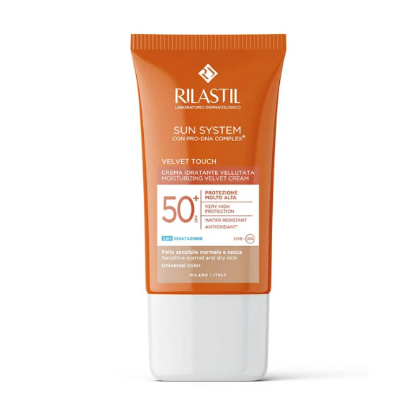 Rilastil - Sun System Velvet Touch Crema SPF50+ Colorato Confezione 50 Ml
