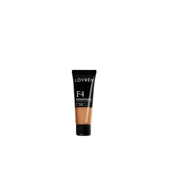 Lovren - F4 Fondotinta con Acido Ialuronico Colore Tan Confezione 25 Ml