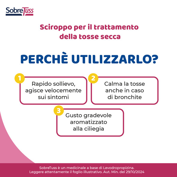 Sobretuss - Sedativo Tosse Sciroppo Confezione 200 Ml (Scadenza Prodotto 01/11/2026)