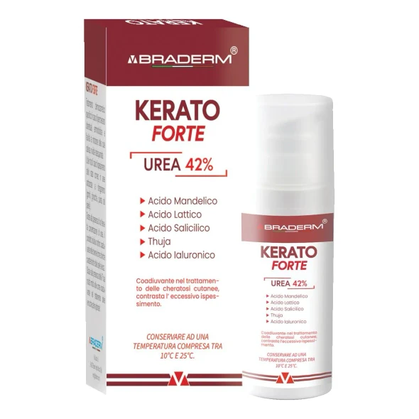 Braderm - Kerato Forte Crema Urea 42% Ispessimenti Cutanei Confezioni 75 Ml