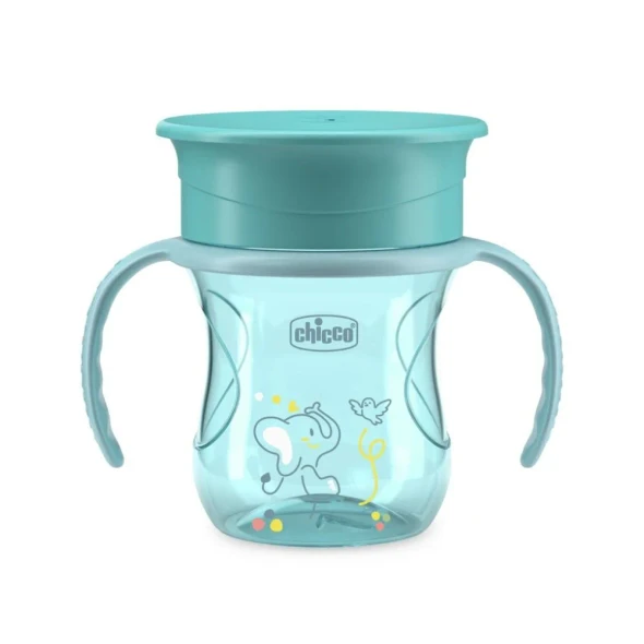 Chicco - Tazza Perfect 360 Azzurra 12M Confezione 1 Pezzo