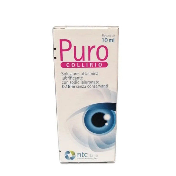 Puro - Collirio Soluzione Otfalmica Lubrificante Confezione 10 Ml (Scadenza Prodotto 11/2025)ESAURIMENTO SCORTE