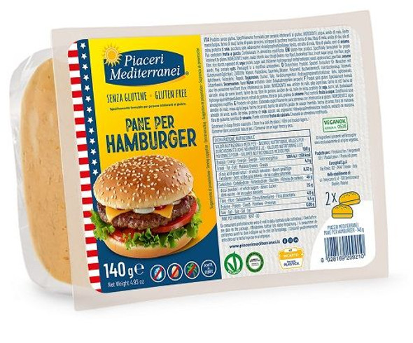 Piaceri Mediterranei Pane Per Hamburger Confezione 140 Gr Piaceri Mediterranei Pane Per Hamburger Confezione 140 Gr